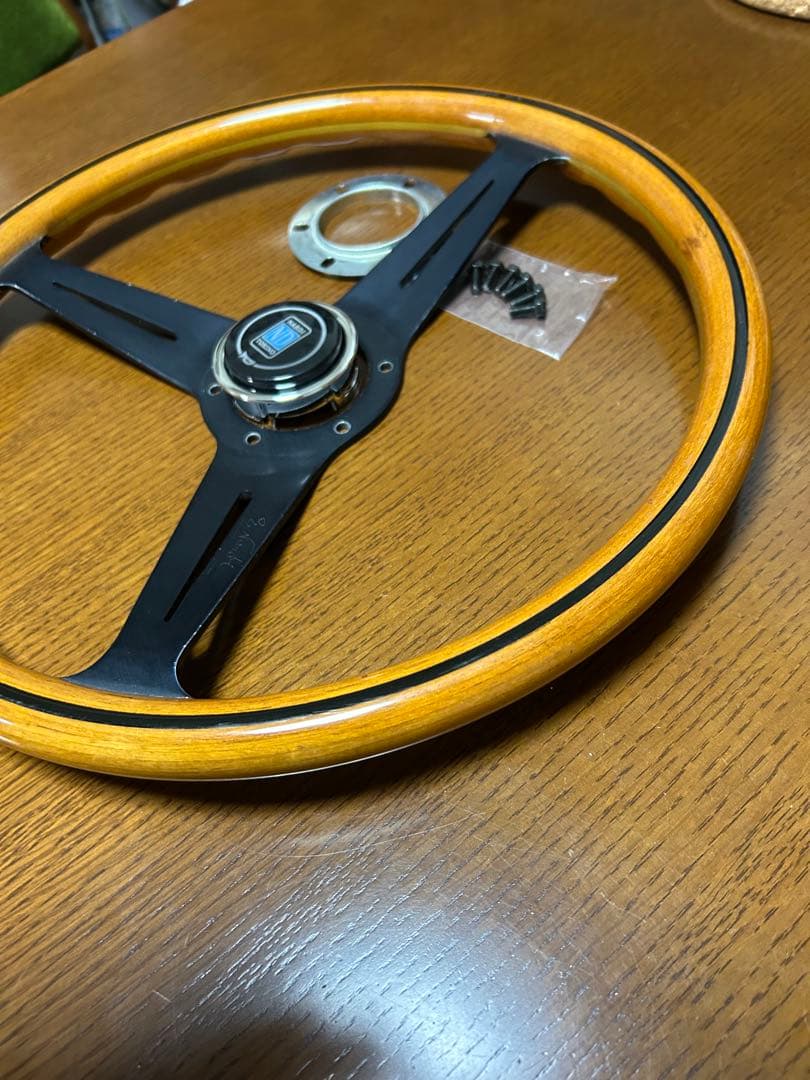 n*o様 ナルディ 正規品 クラシック ウッド ステアリング ハンドル 美品 N