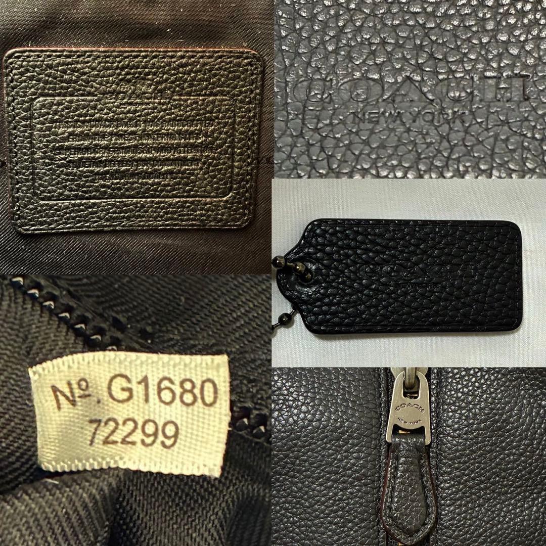 【極美品】コーチ 72299 メトロポリタン トートバッグ レザー A4可 黒