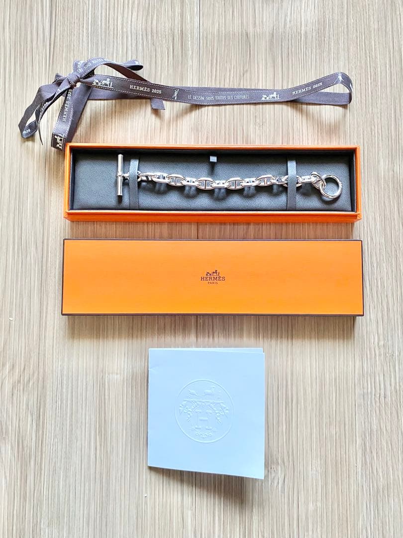 新品 未使用 HERMES エルメス シェーヌダンクル ブレスレット GM 13