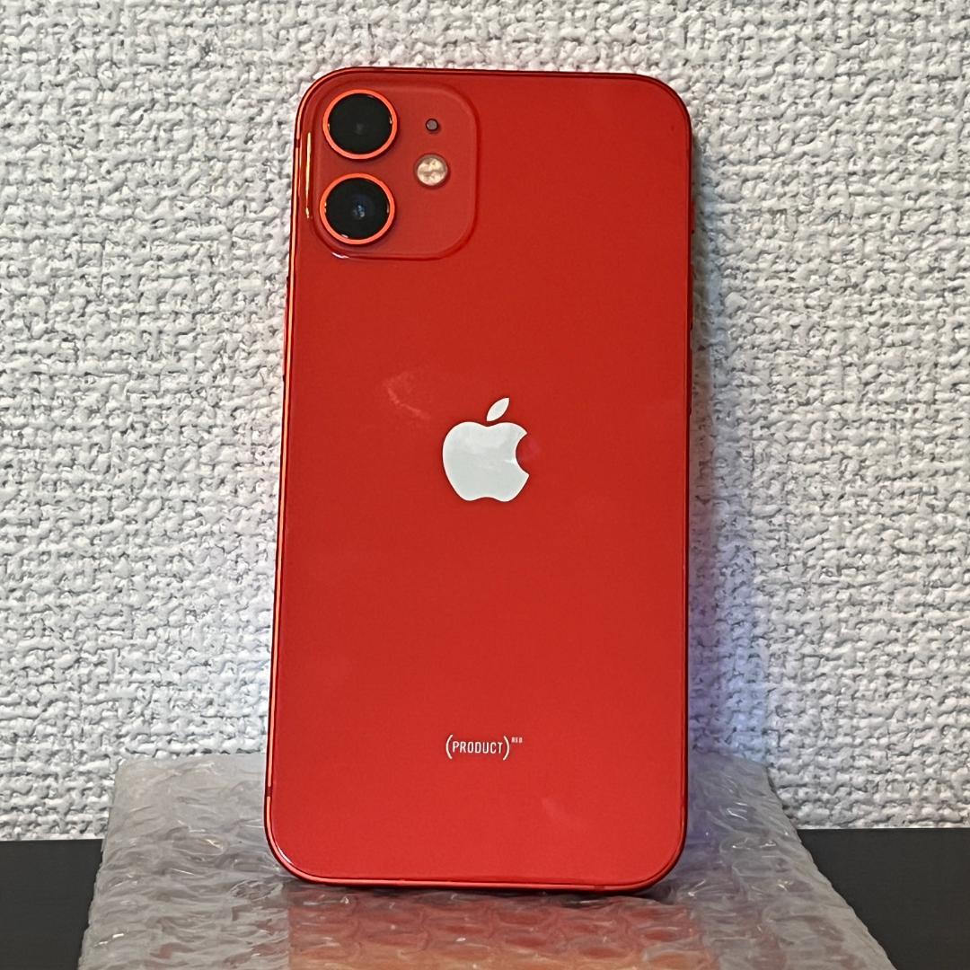 【中古】SB iPhone 12 mini 64GB レッド【動作確認済み】