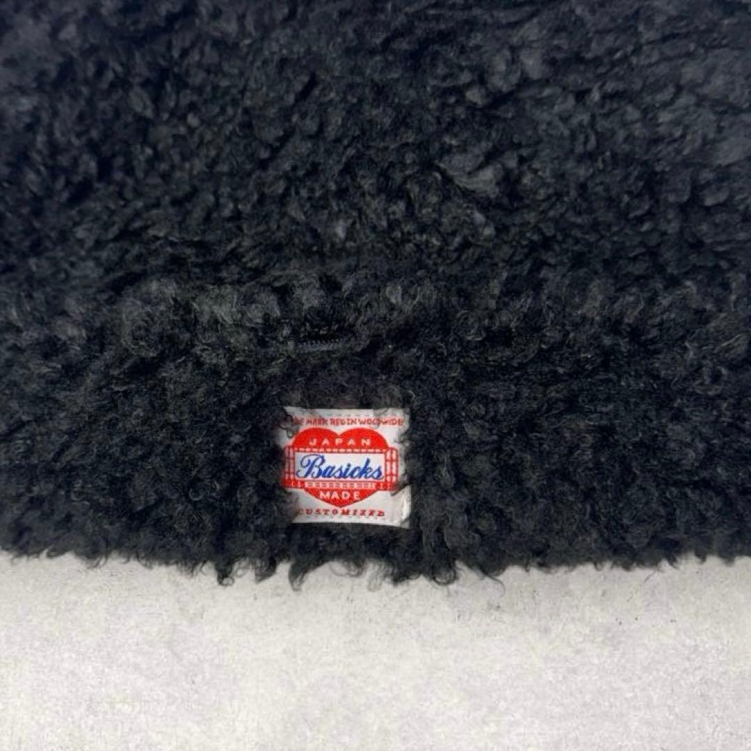 【BASICKS】BEAR BEANIE / BLACK 黒 ベアー くま
