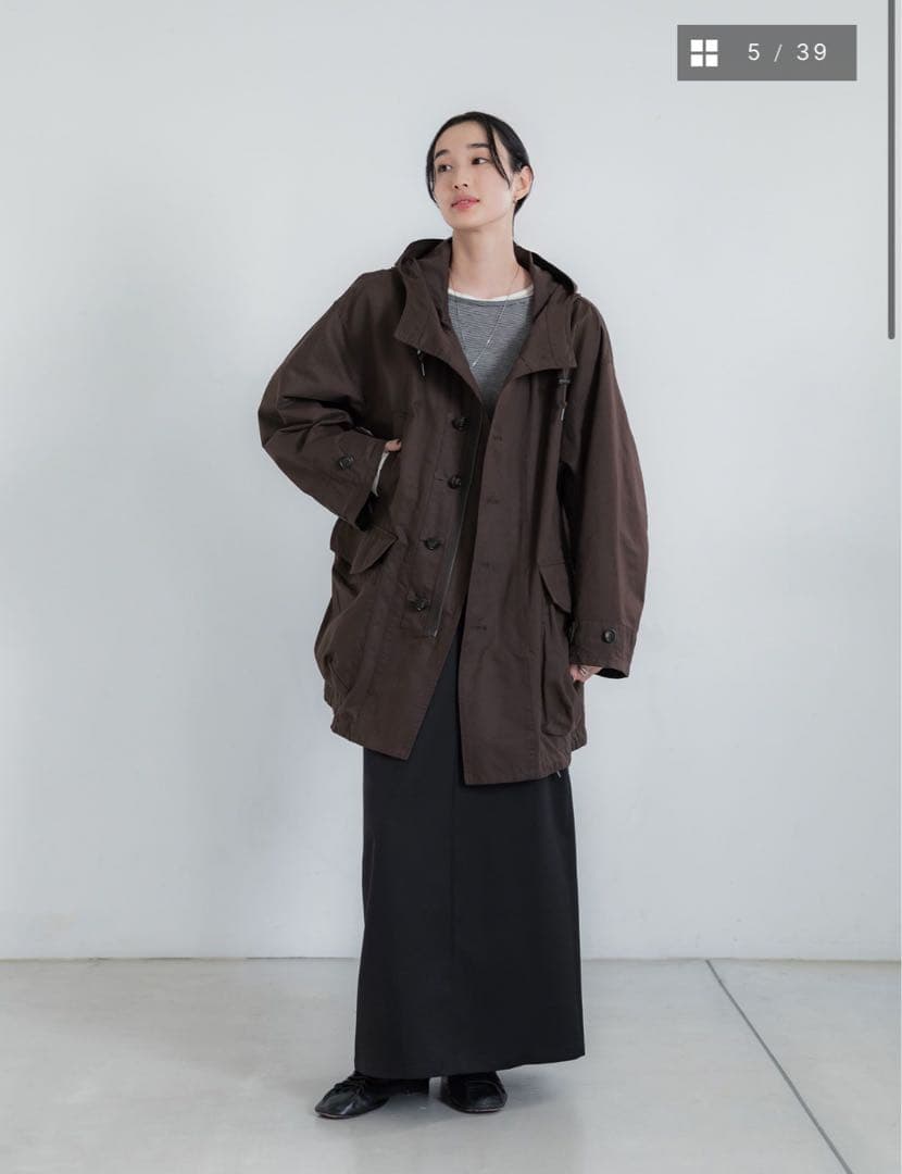 【新品未使用】クルーレ　モッズコート　コスパッションゆりえ