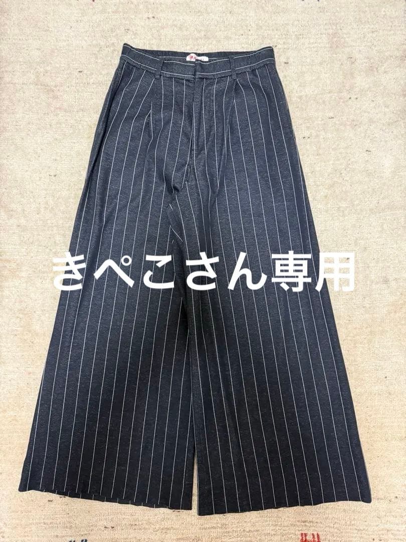 パンツ 25SS MASU CLASSIC EASY TROUSERS(BLACK)