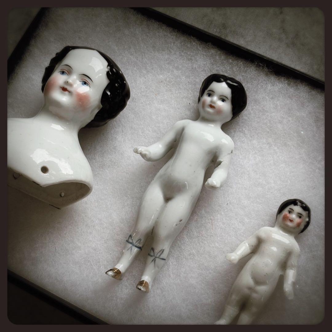 アンティーク　 ジャンクドロワー　チャイナヘッドドール フローズンシャーロット