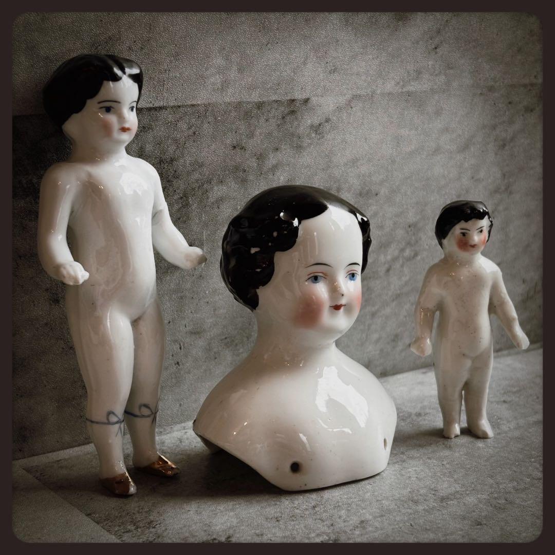 アンティーク　 ジャンクドロワー　チャイナヘッドドール フローズンシャーロット