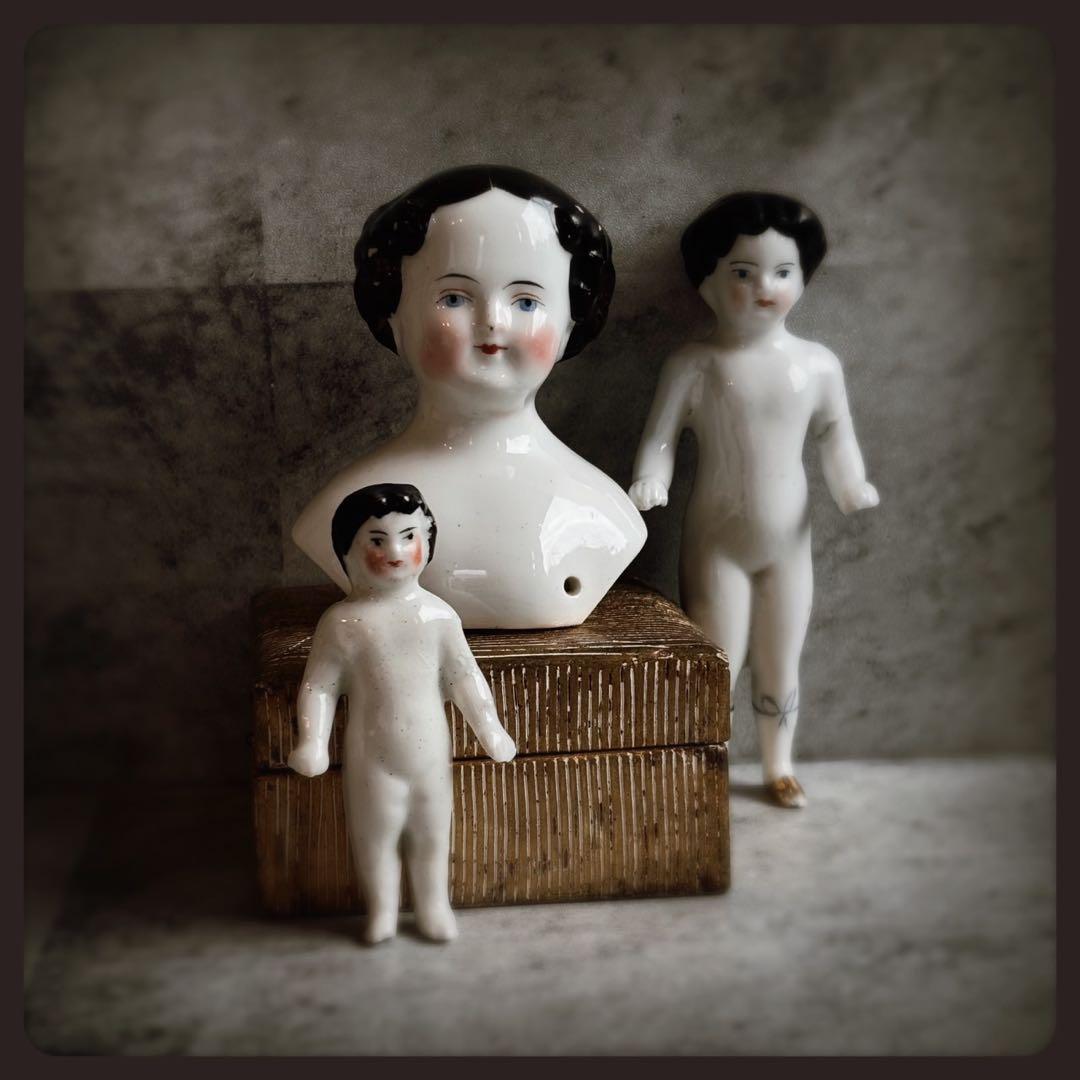 アンティーク　 ジャンクドロワー　チャイナヘッドドール フローズンシャーロット