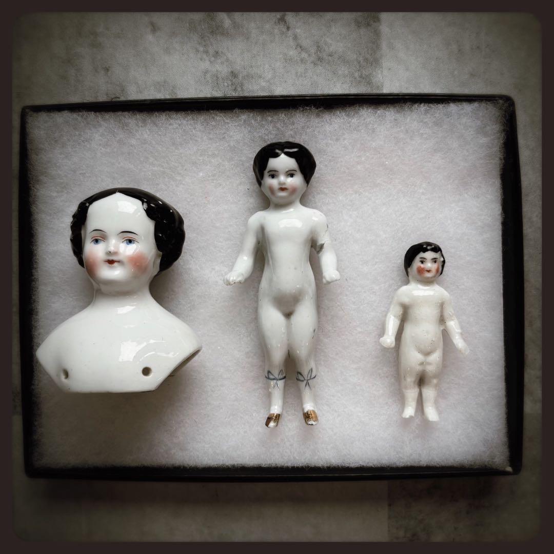 アンティーク　 ジャンクドロワー　チャイナヘッドドール フローズンシャーロット