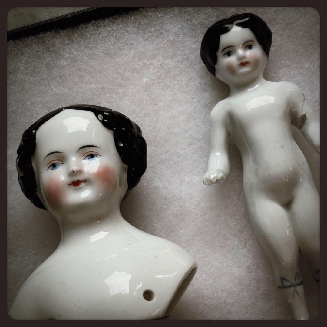 アンティーク　 ジャンクドロワー　チャイナヘッドドール フローズンシャーロット