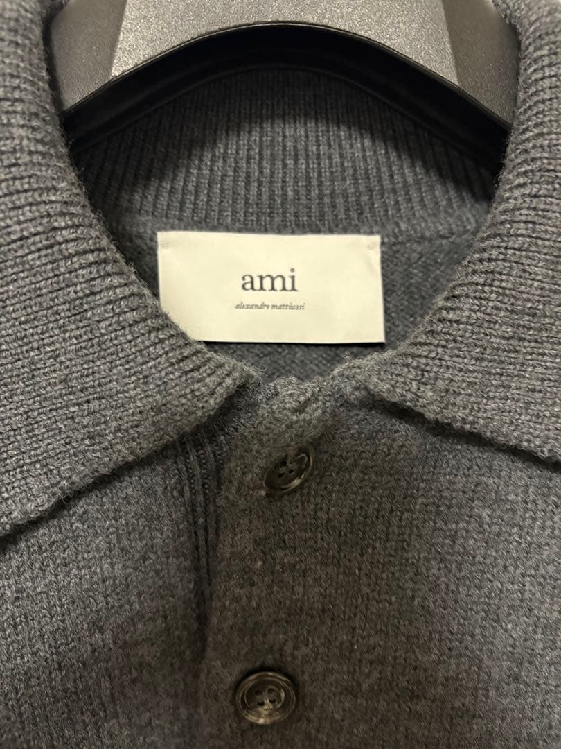 D*T様 ami paris アミパリ　メリノウールフェルトニット ポロ