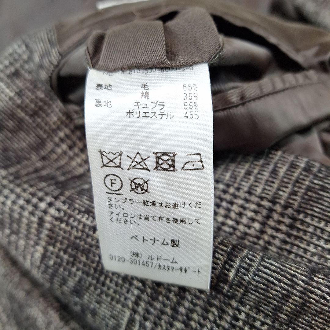 エディフィス　トラベルスーツ　セットアップ　グレンチェック　L