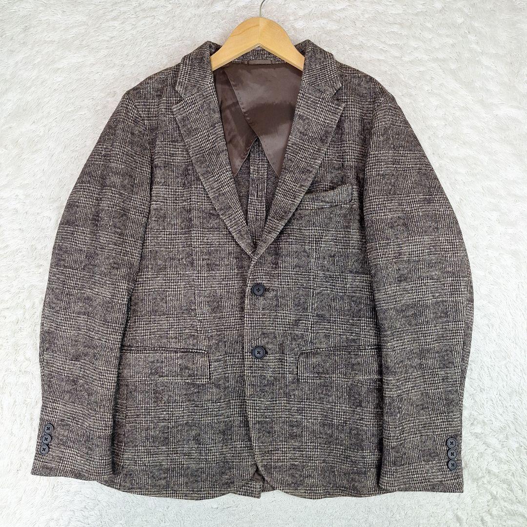 エディフィス　トラベルスーツ　セットアップ　グレンチェック　L