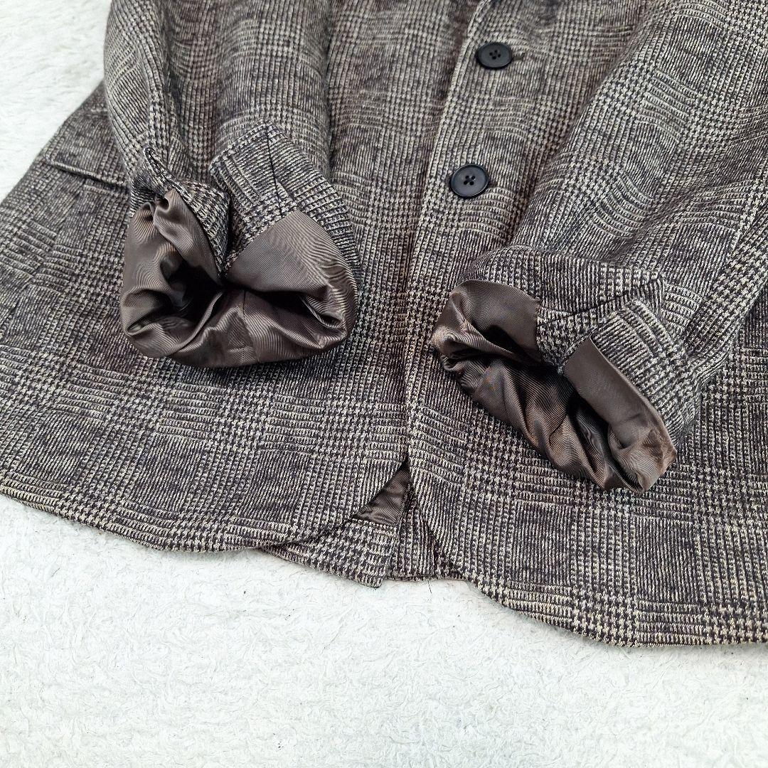 エディフィス　トラベルスーツ　セットアップ　グレンチェック　L