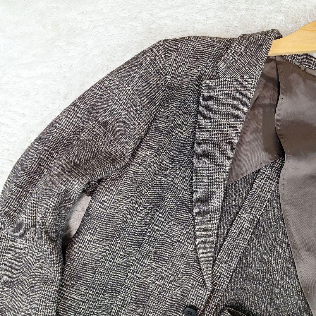 エディフィス　トラベルスーツ　セットアップ　グレンチェック　L