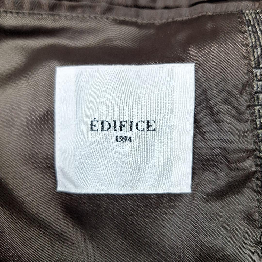 エディフィス　トラベルスーツ　セットアップ　グレンチェック　L