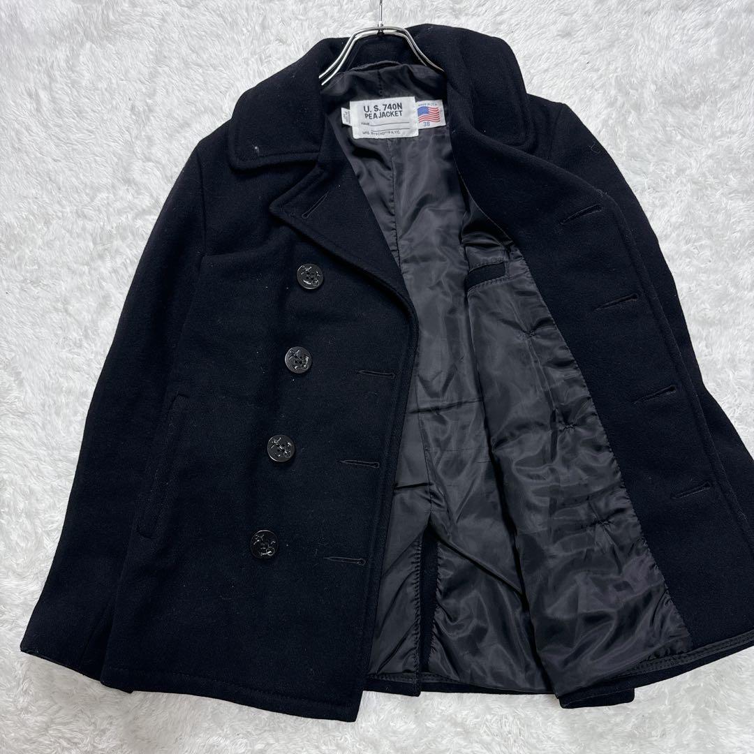 【入手困難】SCHOTT ショット ダブル ピーコート USA ウール 38