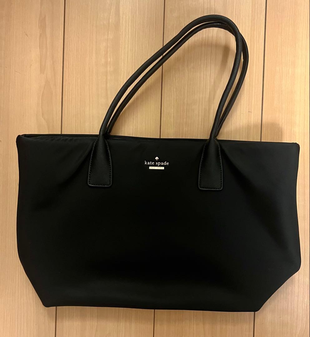 【最終値下げ】kate spade ブラック トートバッグ　ビジネスバッグ