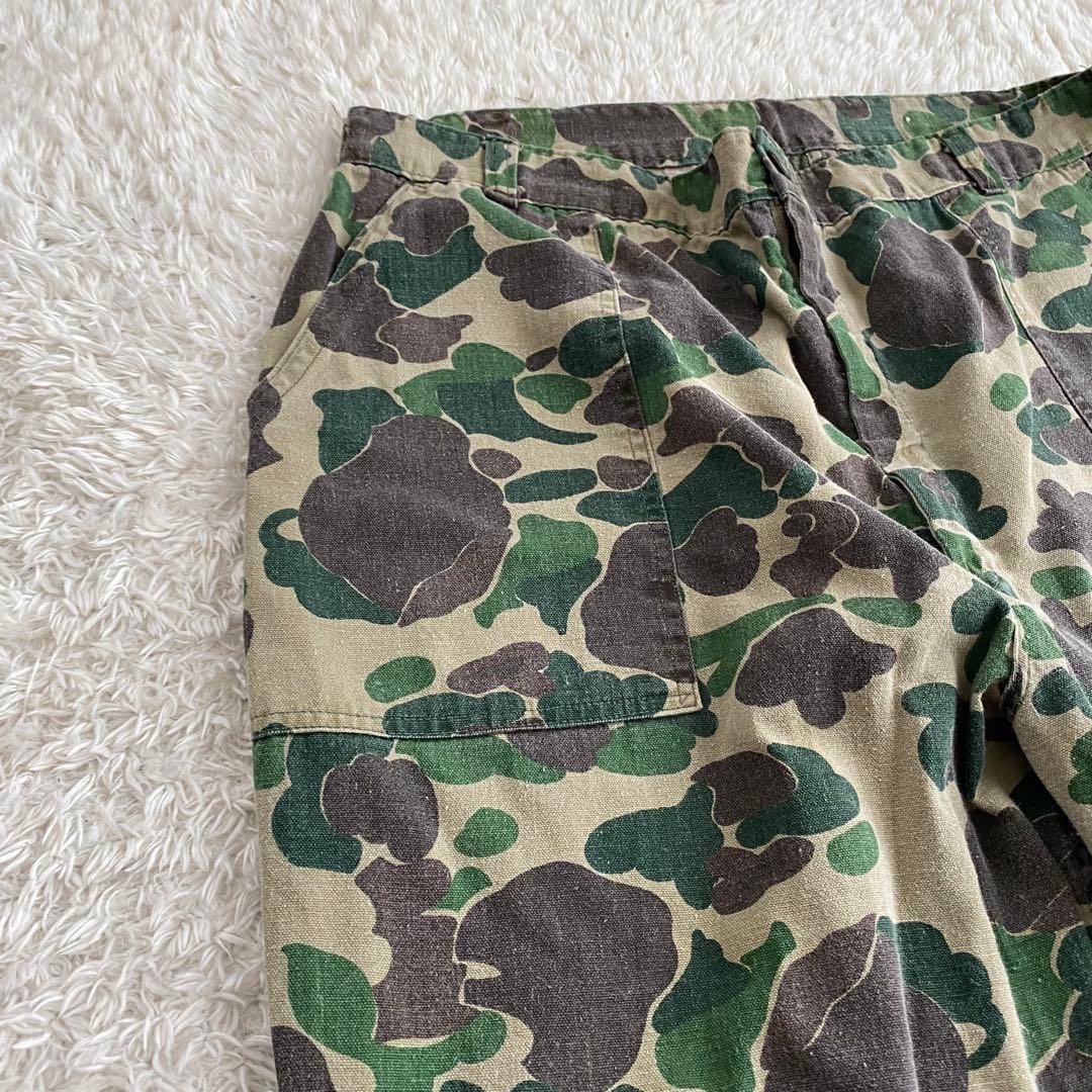 60s70s RANGER Duck Camo ダックカモ ベイカーパンツ　XL