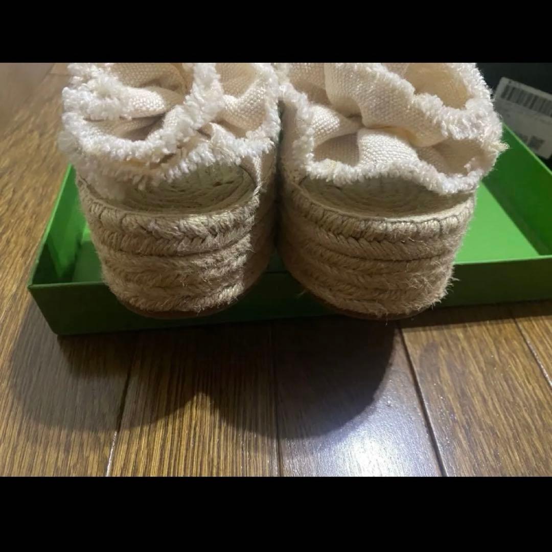 katespade フローリッシュ エスパドリーユ ウェッジ サンダル