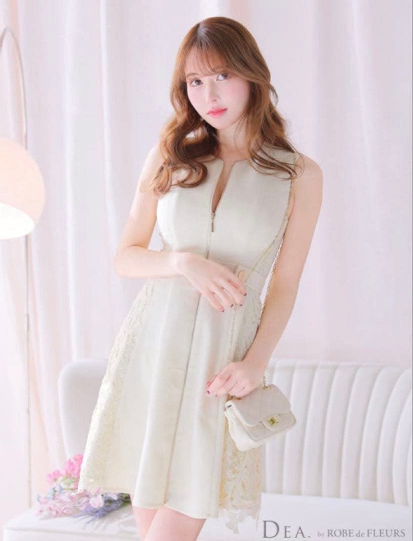 DEA. by ROBE de FLEURSノースリーブ Aラインドレス