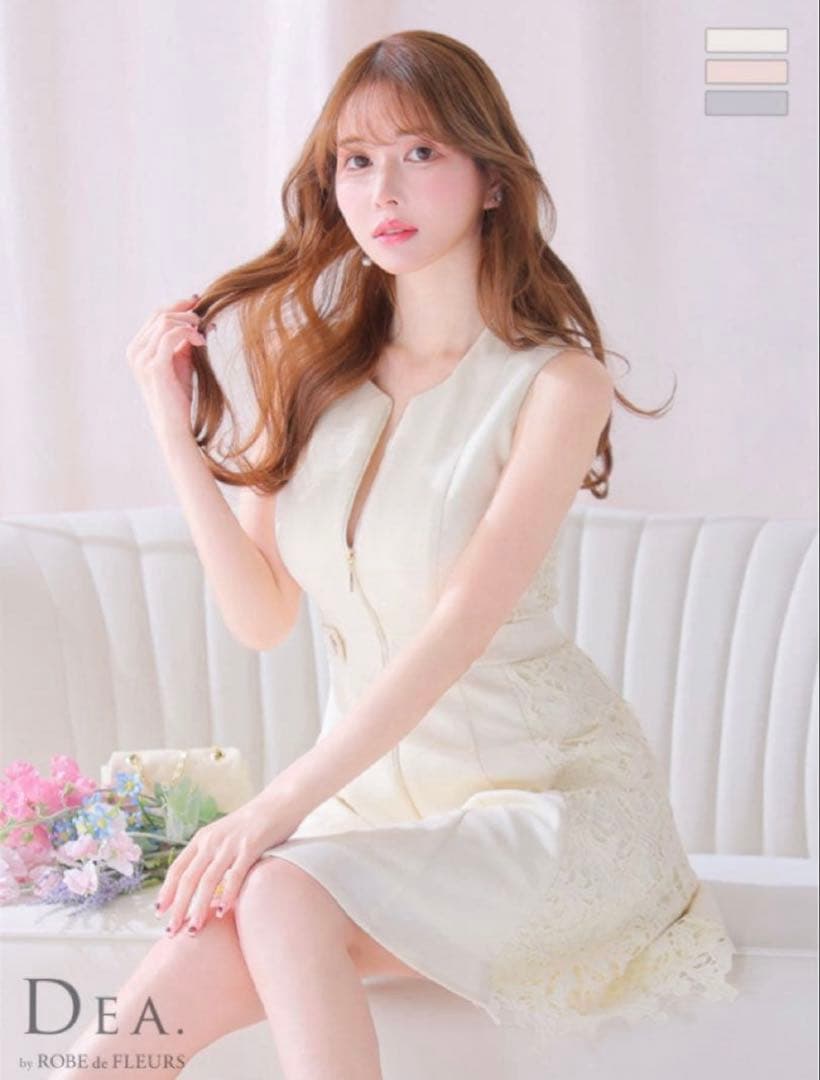 DEA. by ROBE de FLEURSノースリーブ Aラインドレス