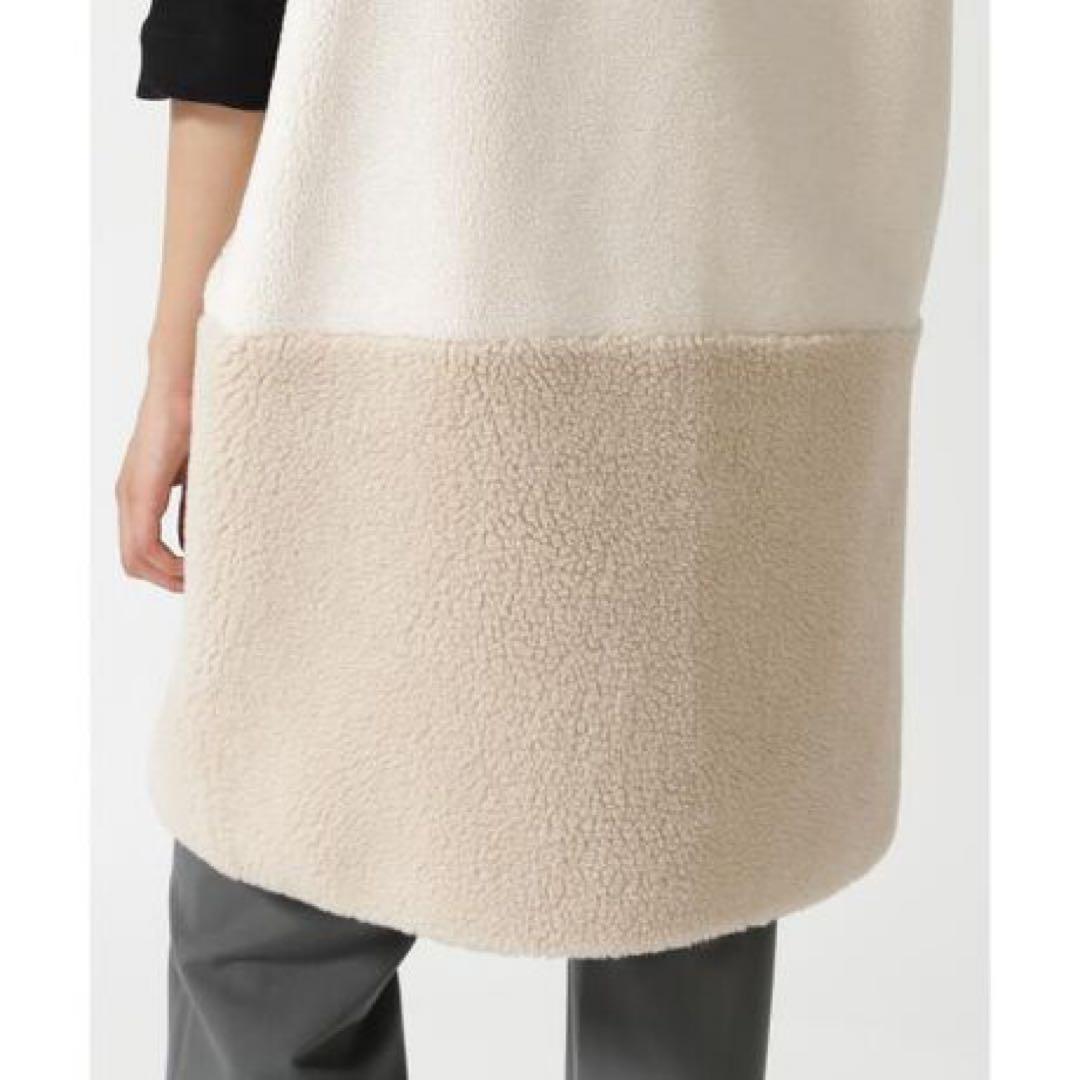 RISLEY 2WAYボアベストバイカラー　一度着　定価¥18,480 リズレー