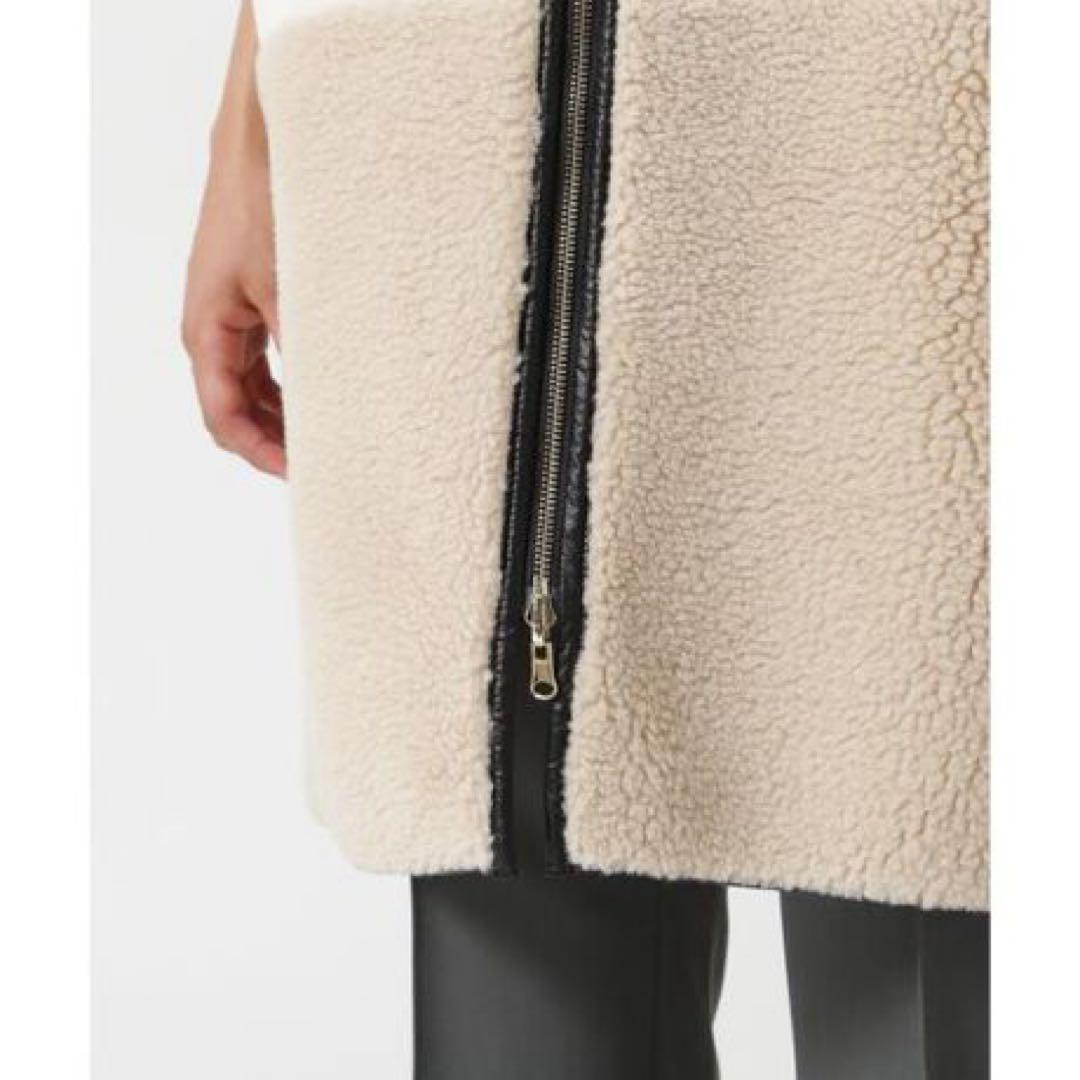 RISLEY 2WAYボアベストバイカラー　一度着　定価¥18,480 リズレー