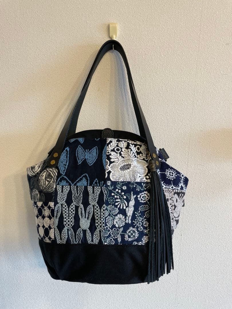 a-ya　ミナペルホネン　ハンドメイド　バッグ
