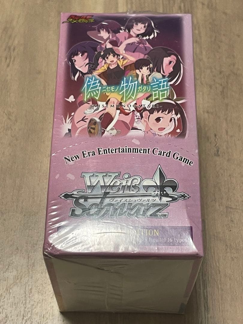 ヴァイスシュヴァルツ WS 英語 ボックス 偽物語 新品未開封 シュリンク付