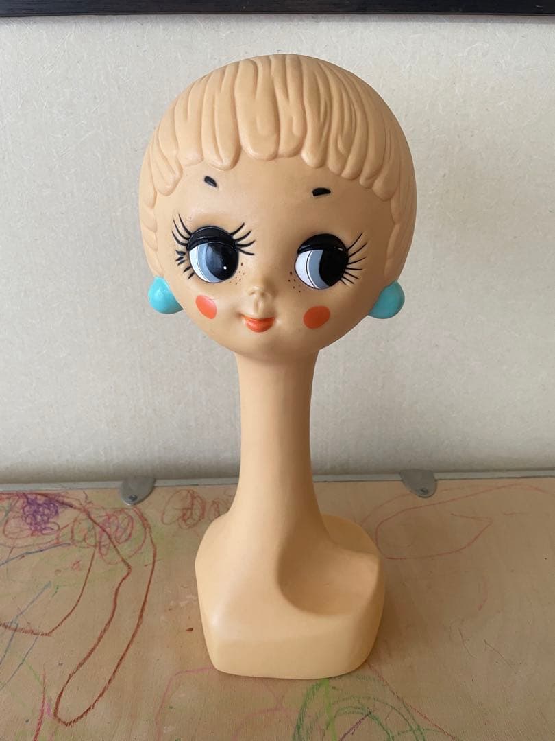 アンティーク　ヘッドトルソー　ツイッギー　Twiggy マネキン