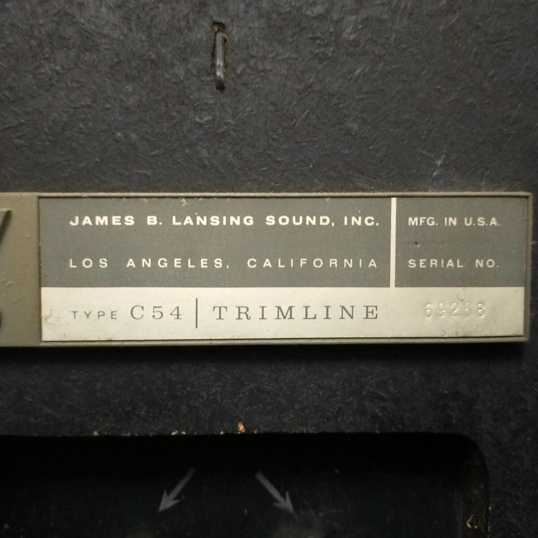 JBL C54 TRIMLINE トリムラインスピーカー 現状品