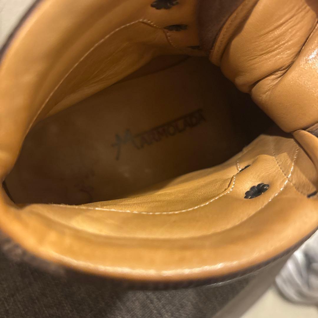 マルモラーダ　サイズ40 ベージュ系シボ革　F.LLI Giacometti