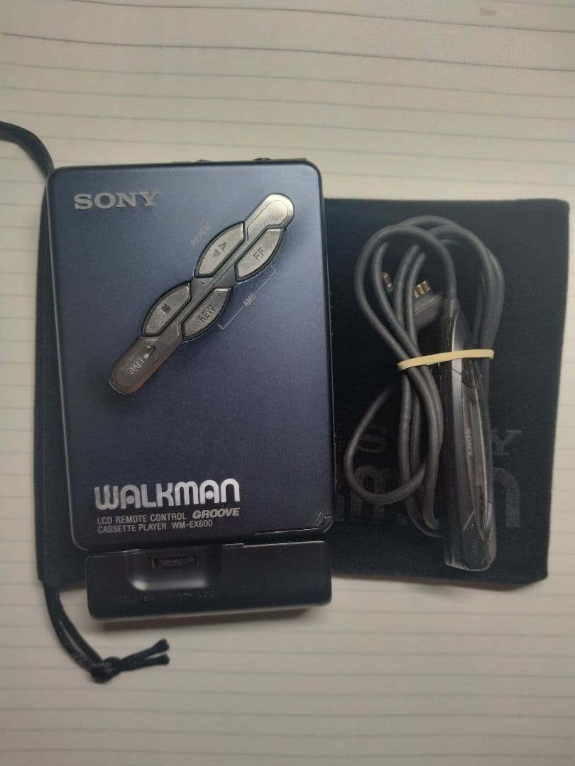 SONY WM-EX600 カセットプレーヤー 動作良好、全体的に非常に美品です