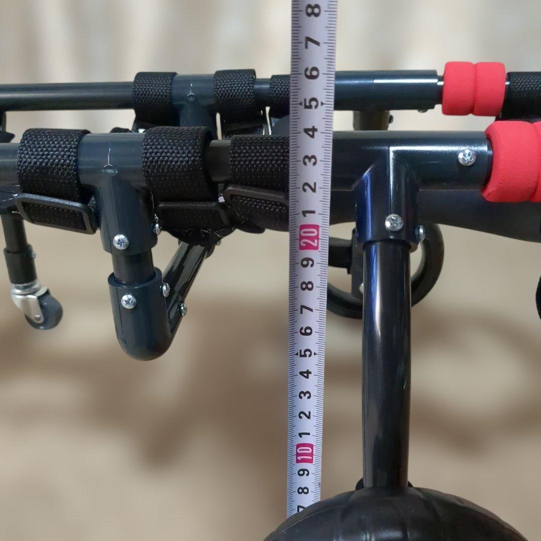 ワンちゃん4輪　リハビリ　食事補助　犬用車椅子　介護用　犬の歩行器