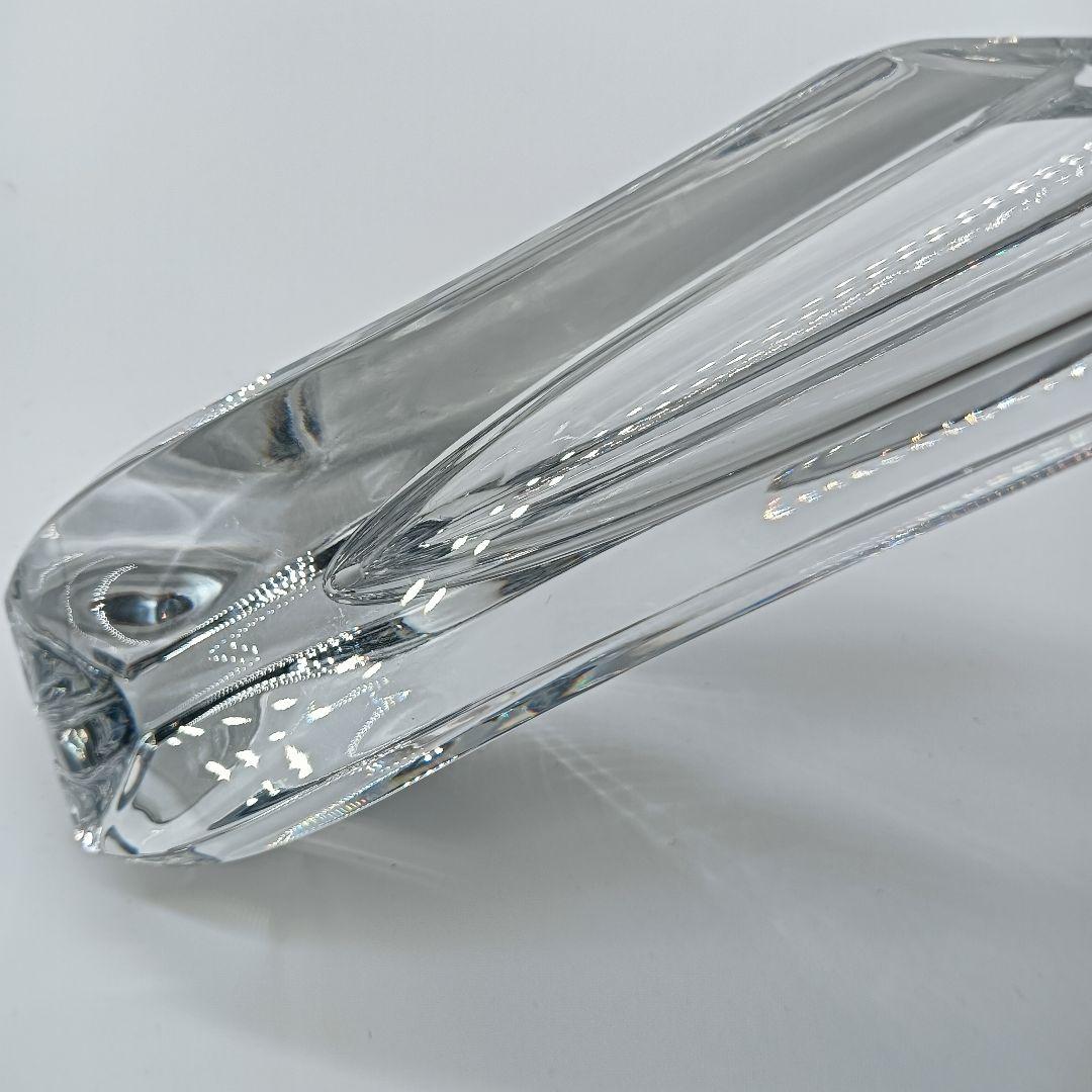 美品　Baccarat　ローズ　花瓶　フラワーベース　一輪挿し　ガラス　希少