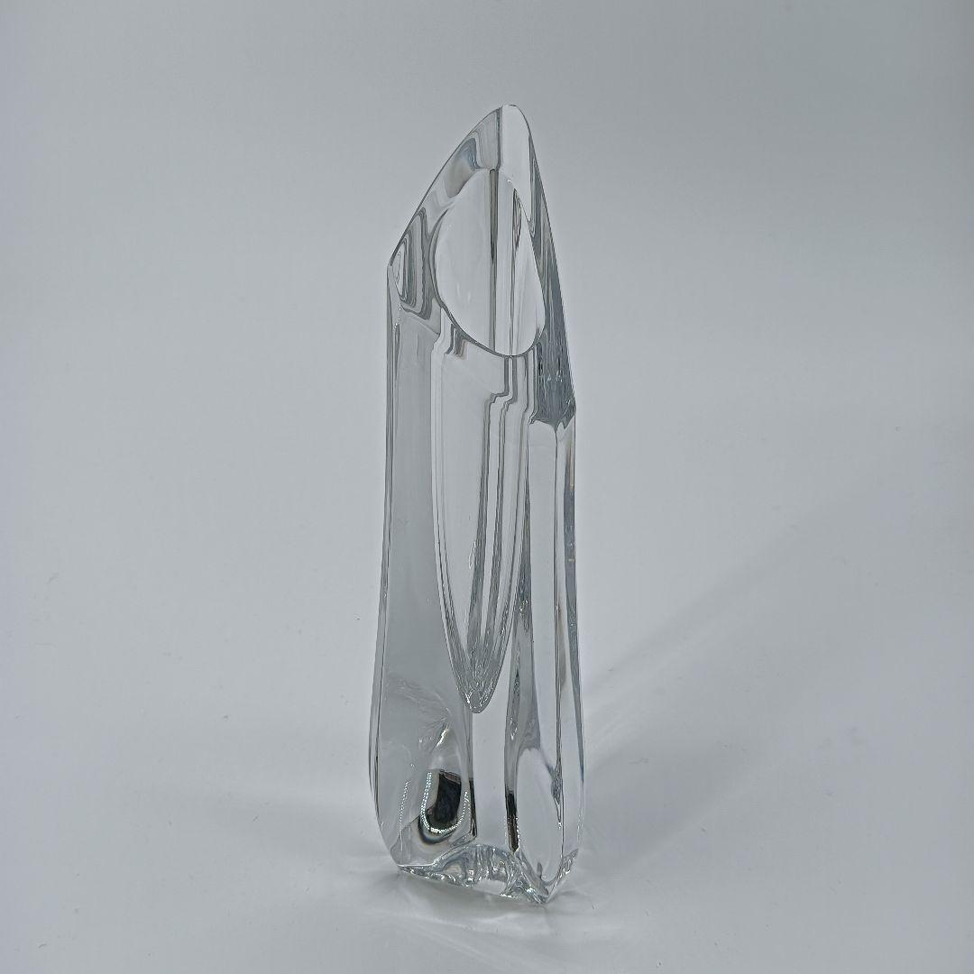 美品　Baccarat　ローズ　花瓶　フラワーベース　一輪挿し　ガラス　希少