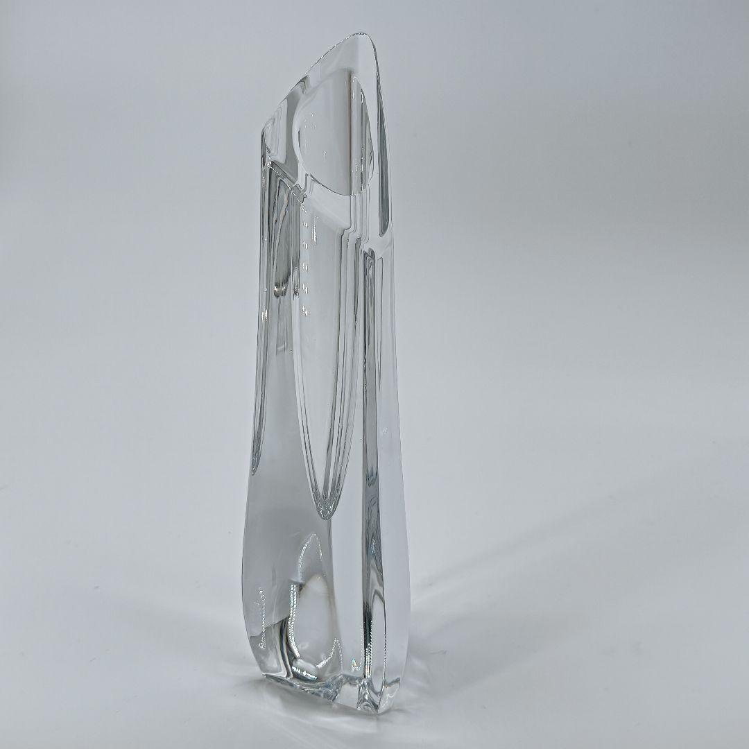 美品　Baccarat　ローズ　花瓶　フラワーベース　一輪挿し　ガラス　希少