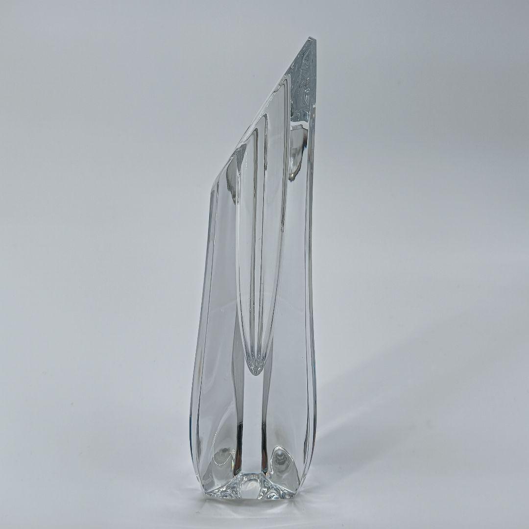美品　Baccarat　ローズ　花瓶　フラワーベース　一輪挿し　ガラス　希少