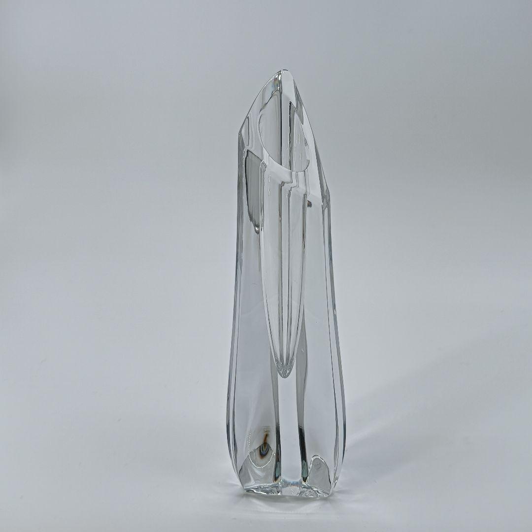 美品　Baccarat　ローズ　花瓶　フラワーベース　一輪挿し　ガラス　希少