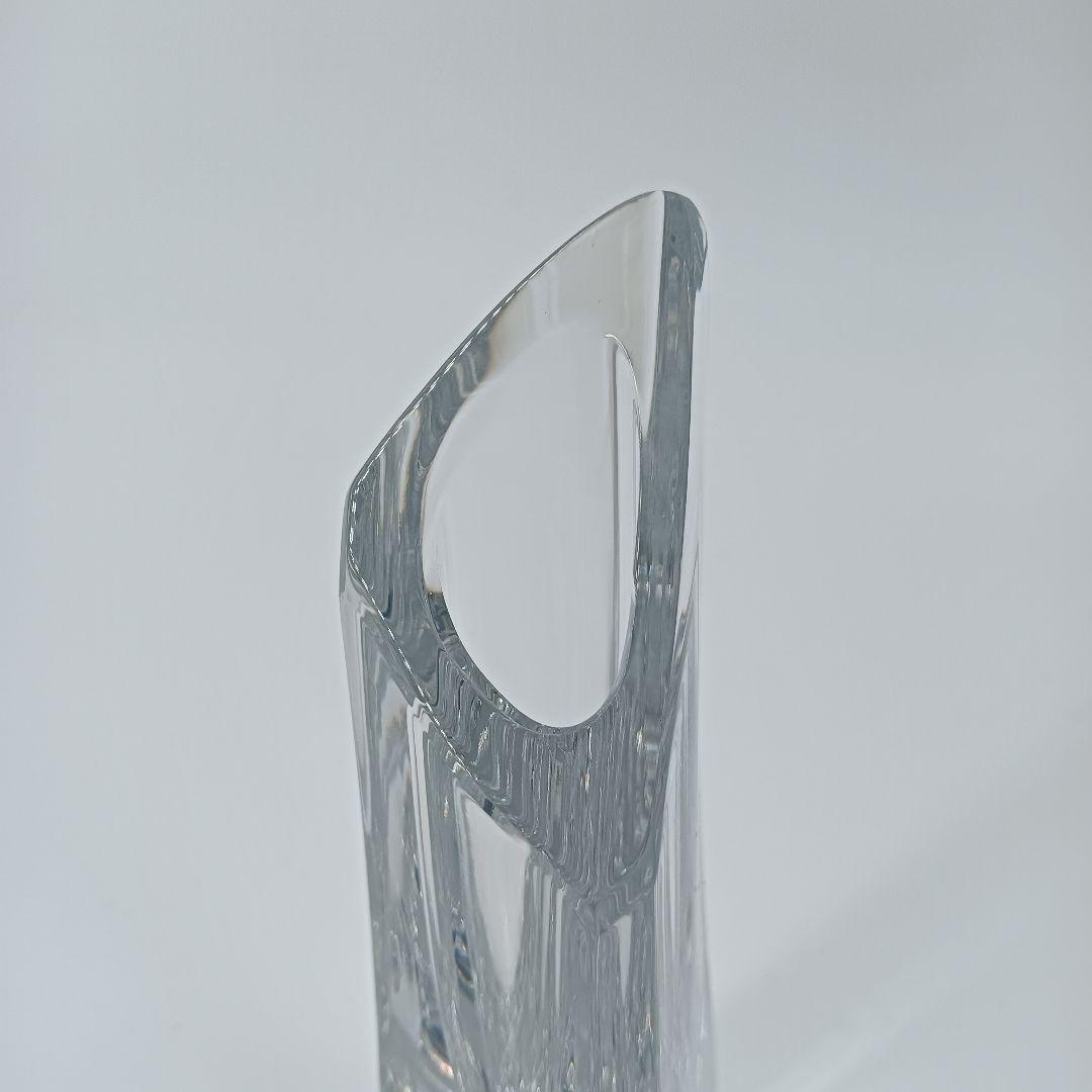 美品　Baccarat　ローズ　花瓶　フラワーベース　一輪挿し　ガラス　希少