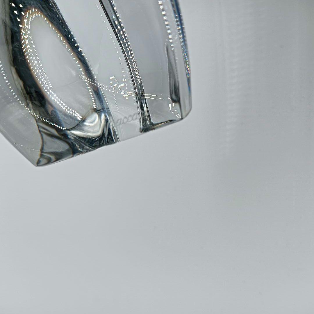 美品　Baccarat　ローズ　花瓶　フラワーベース　一輪挿し　ガラス　希少