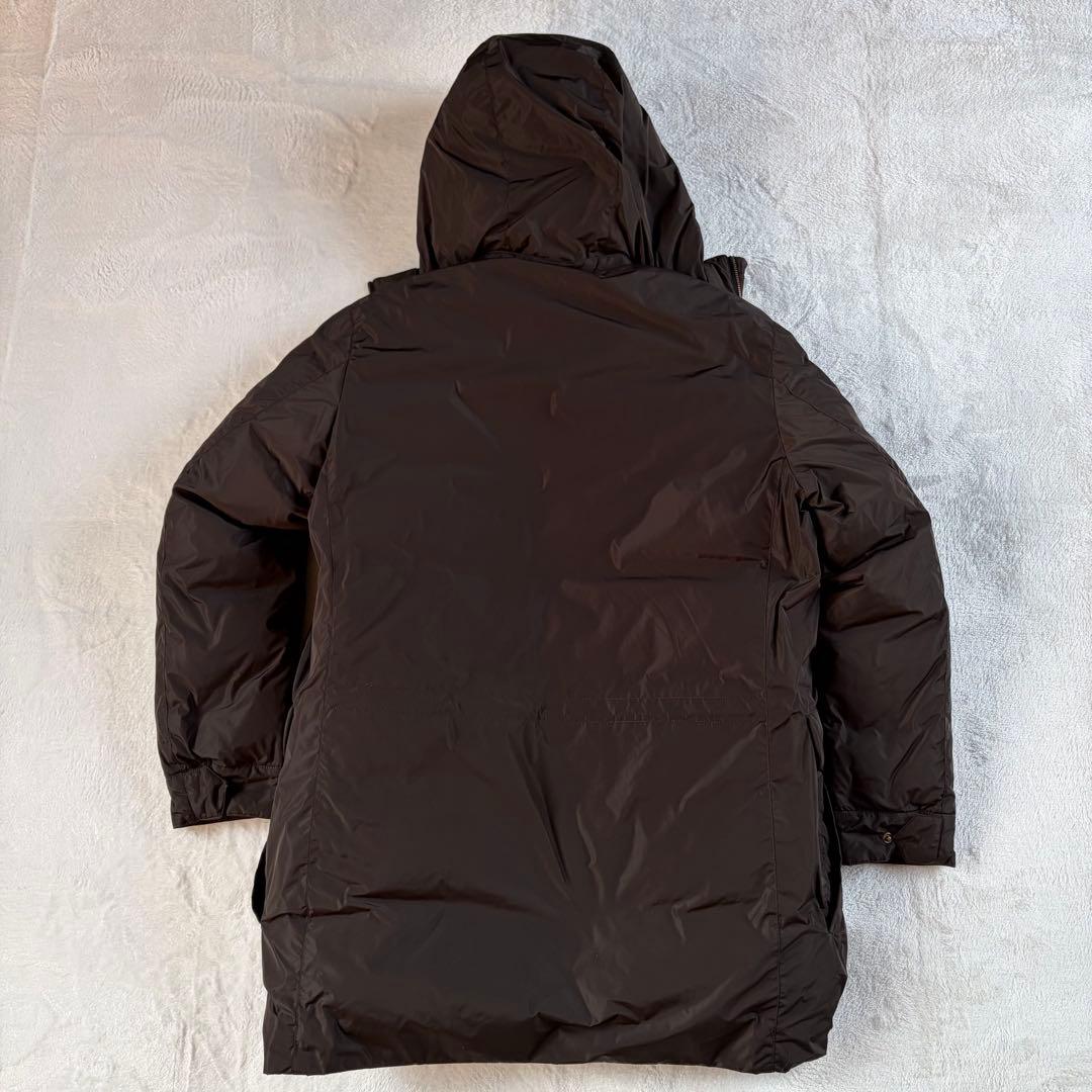 【美品】Paul Stuartダウンコート 2way L ダークブラウン メンズ