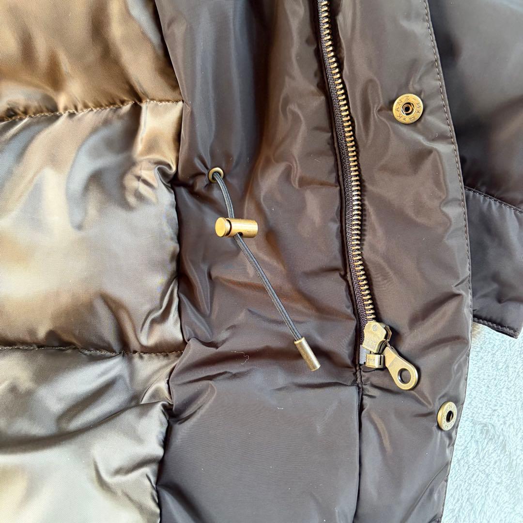 【美品】Paul Stuartダウンコート 2way L ダークブラウン メンズ