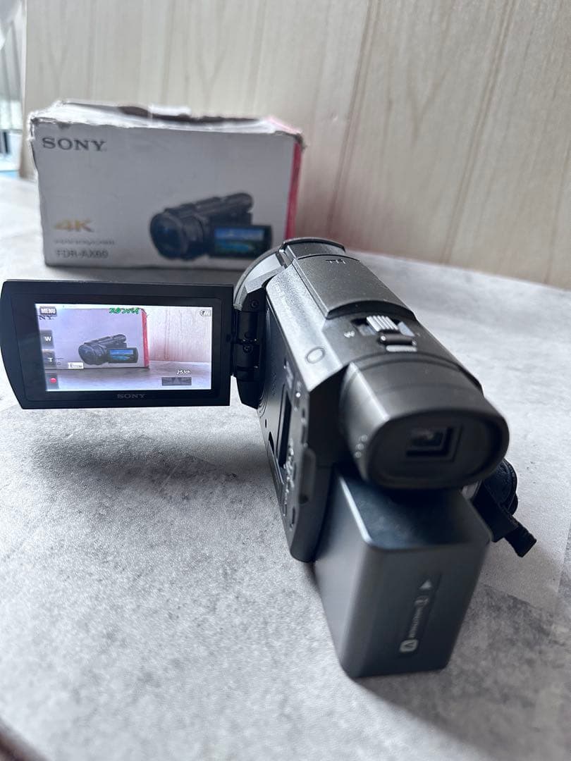 【訳あり美品】SONY FDR-AX60 4K ハンディカム ※HDMI難あり
