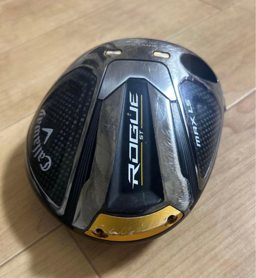 Callaway Rogue ST MAX LS ドライバーヘッド、HC、レンチ