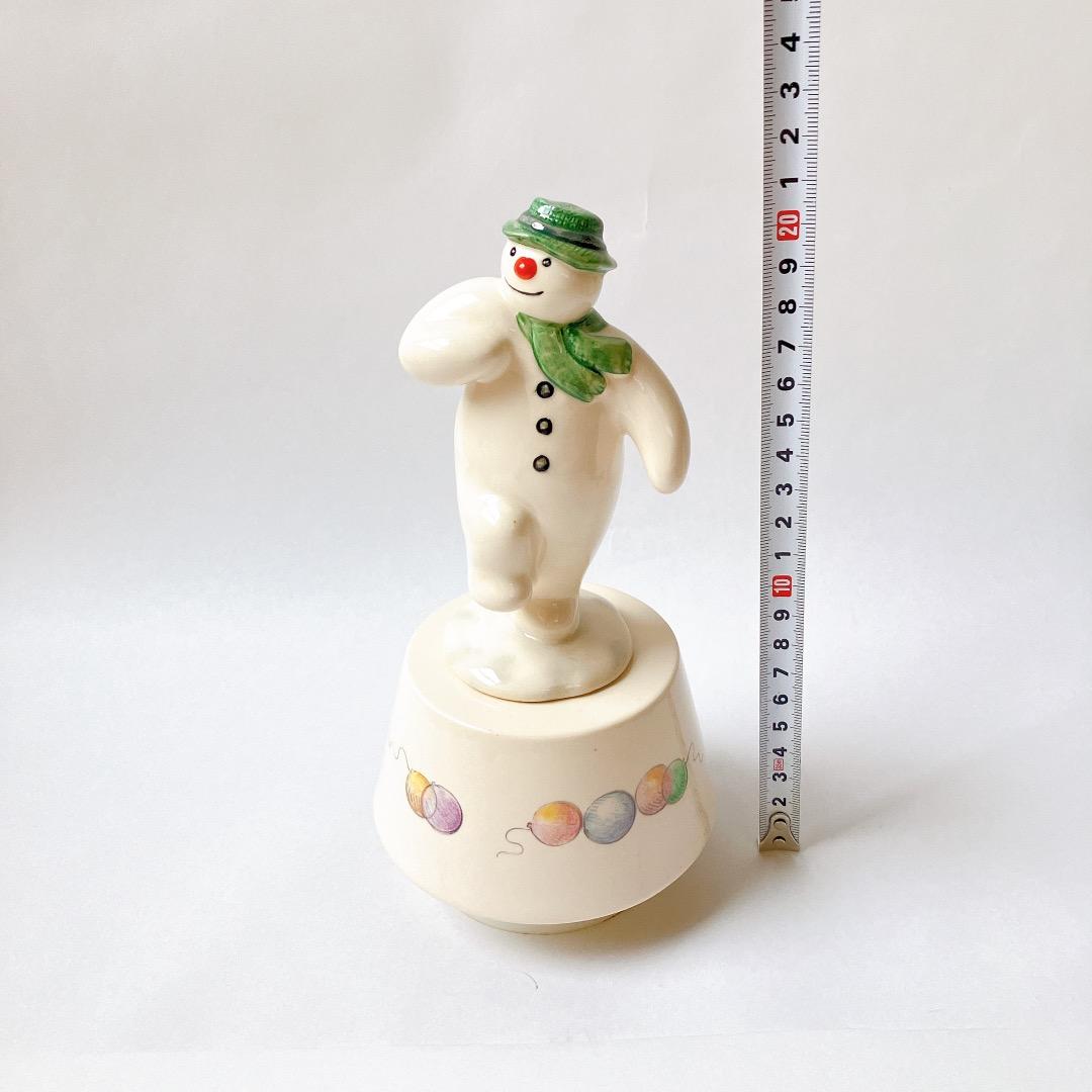 希少☘️レア☘️ロイヤルドルトン　スノーマン　オルゴール　アンティーク
