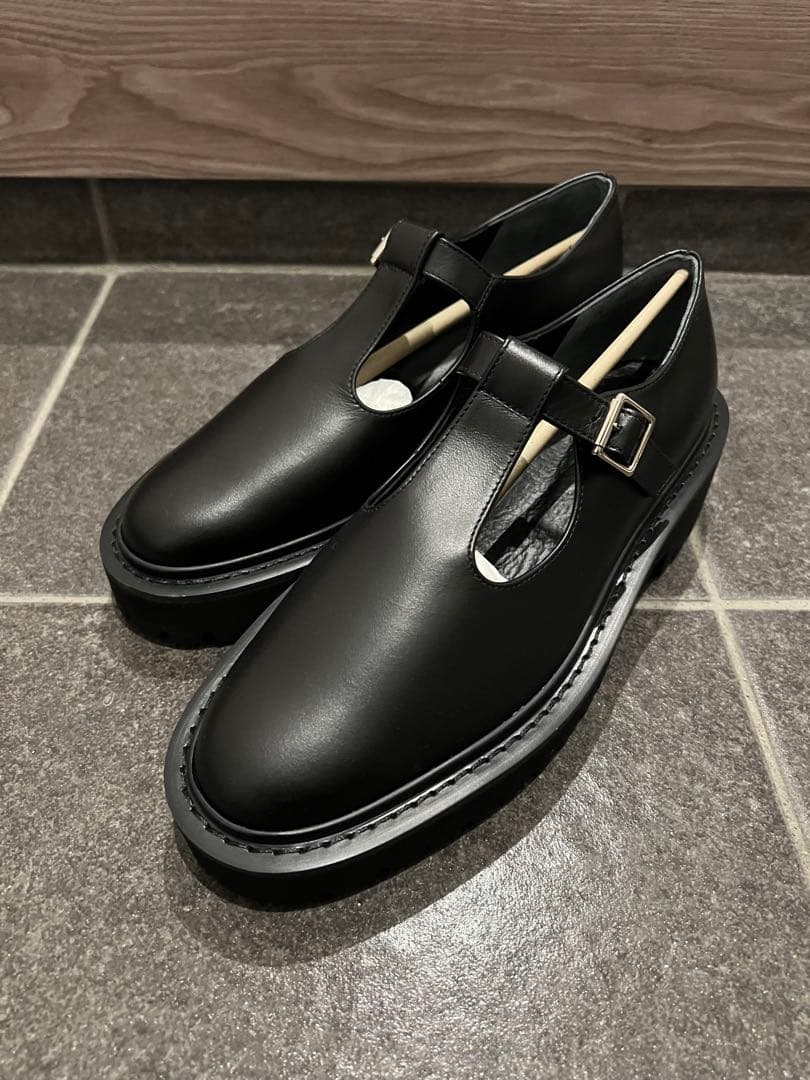 わんこ　マルゥ　Tストラップ ローファー