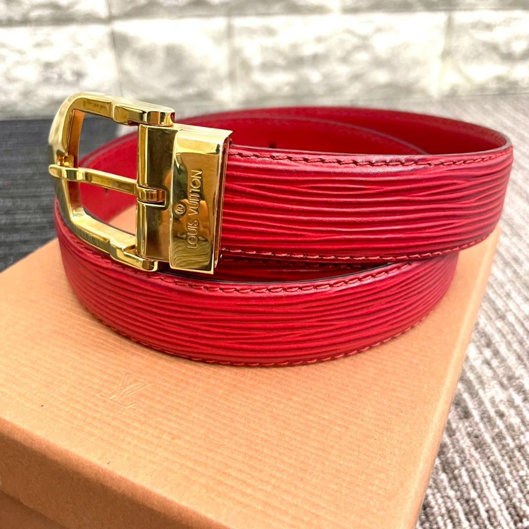 美品　Louis vuitton　ルイヴィトン　エピ　サンチュール　ベルト