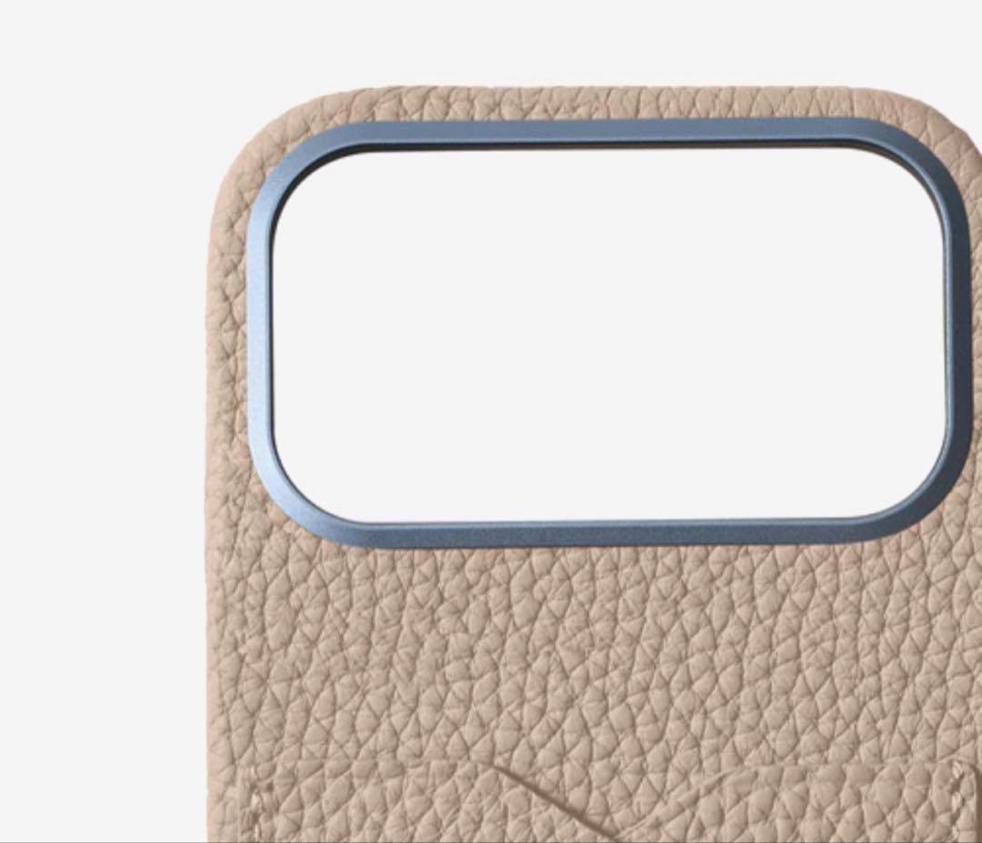 BONAVENTURA携帯ケースiPhone 17pro MAX グレージュ本革