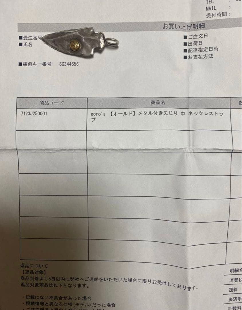 goro's 【オールド】 メタル付き矢じり 中 お値下げ可能！