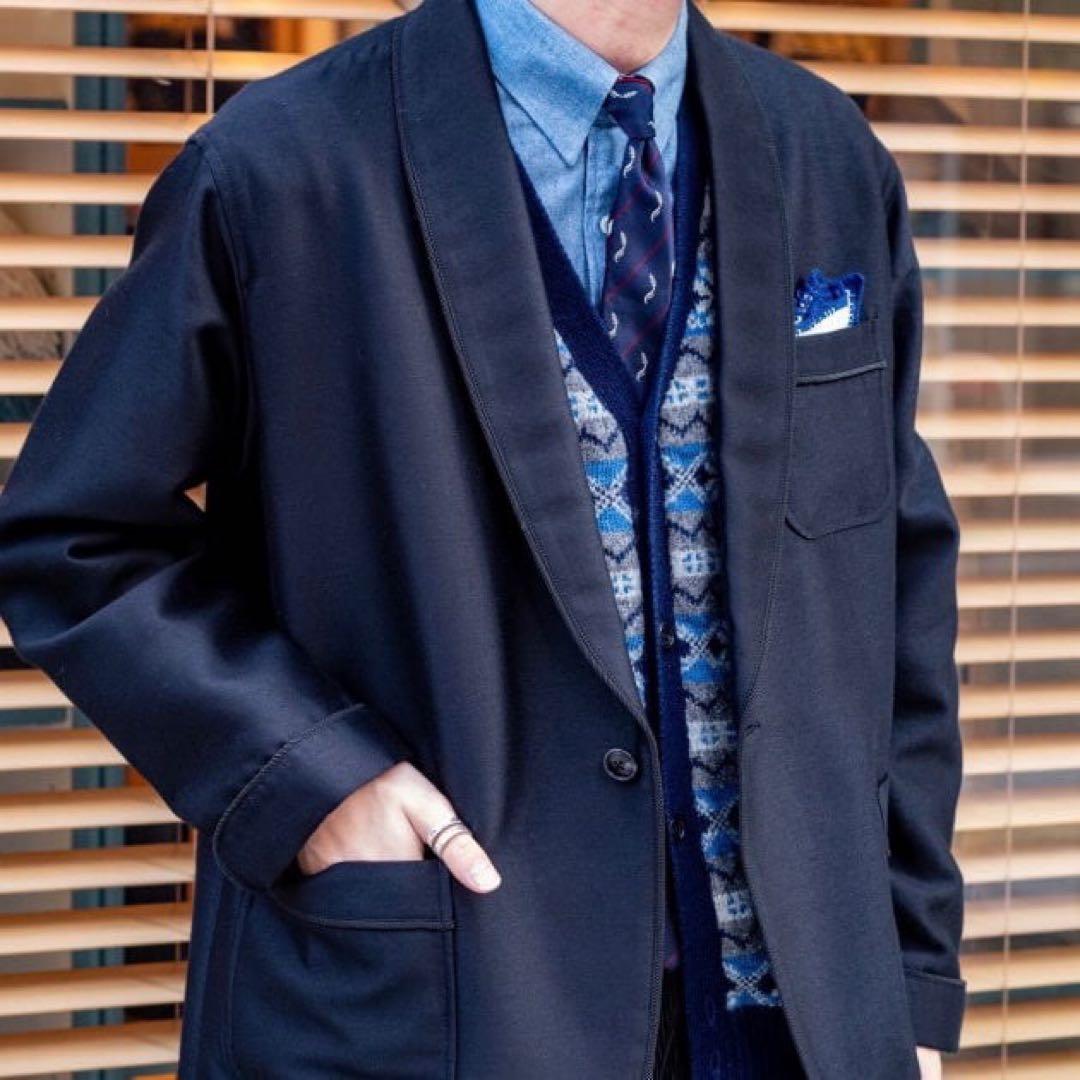 美品22FW ビームスプラス スモーキングジャケット 1ボタン　テーラード